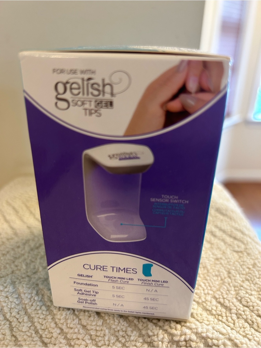 Gelish Touch Mini LED Portable Focused Beam Light for Soft Gel Tips Self-Care - Picture 5 of 6